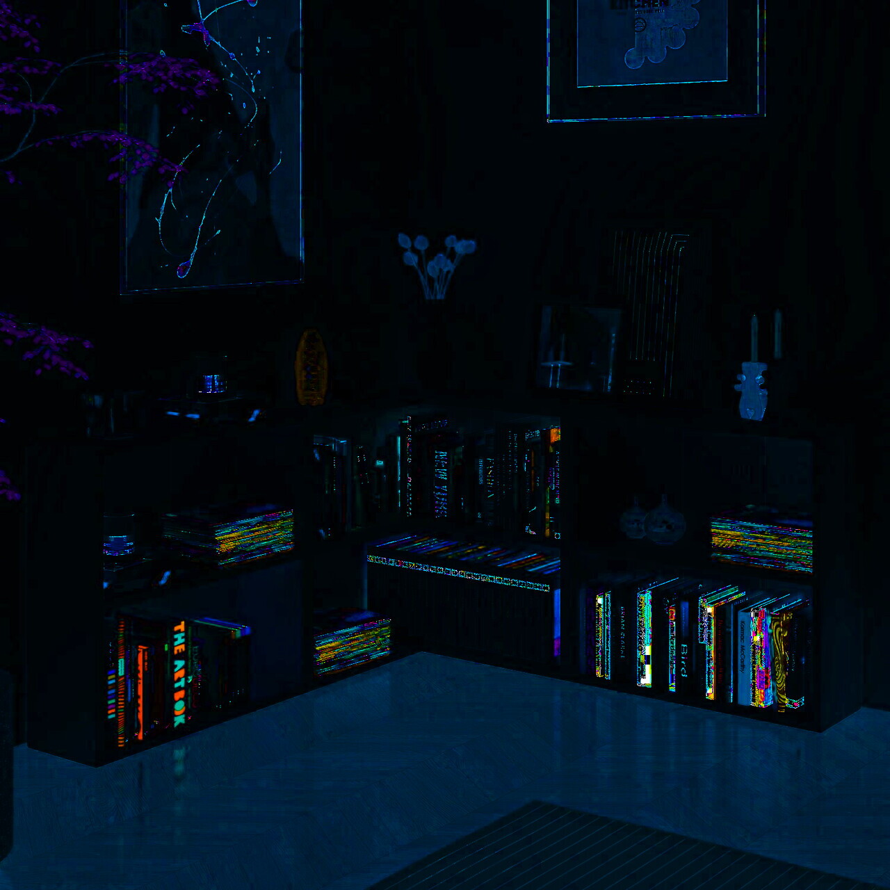 Corp biblioteca Hanah Home Adel Corner Set 1 PAL Alb