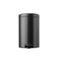 Cos de gunoi cu pedala, Brabantia, NewIcon, 20 L, 38x29x46.7 cm, otel, gri inchis