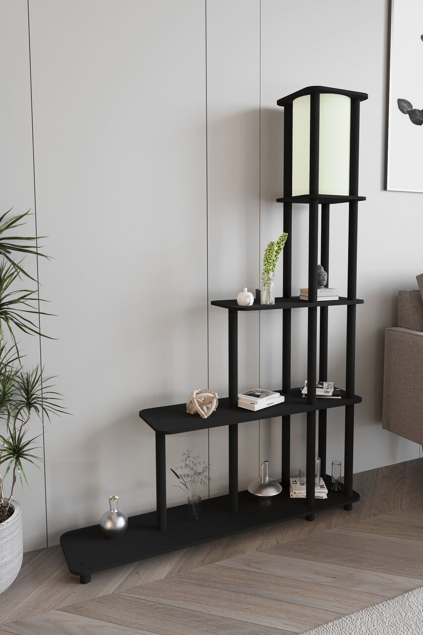 Lampadar, L'essentiel Maison, 666PTR1154, Negru