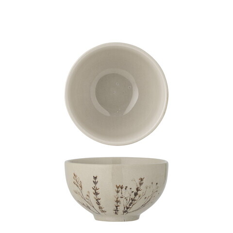 Bol, Bloomingville, Bea, 11.5x6.5 cm, 300 ml, ceramica, natural