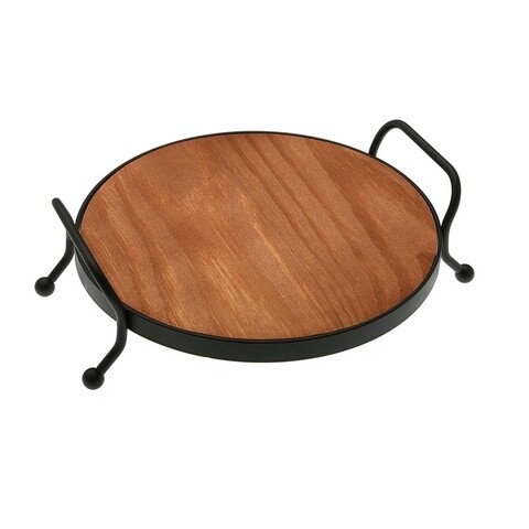 Tava pentru servire Lena, Versa, 26.5x23x6 cm, bambus