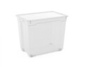 Cutie depozitare cu capac, Kis, R-Box XXL, 80 L, plastic, transparent