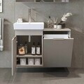 Dulap de baie cu chiuvetă, Hanah Home, Dubai Sepetli, 92.2x69.5x38.6 cm, PAL, Gresie