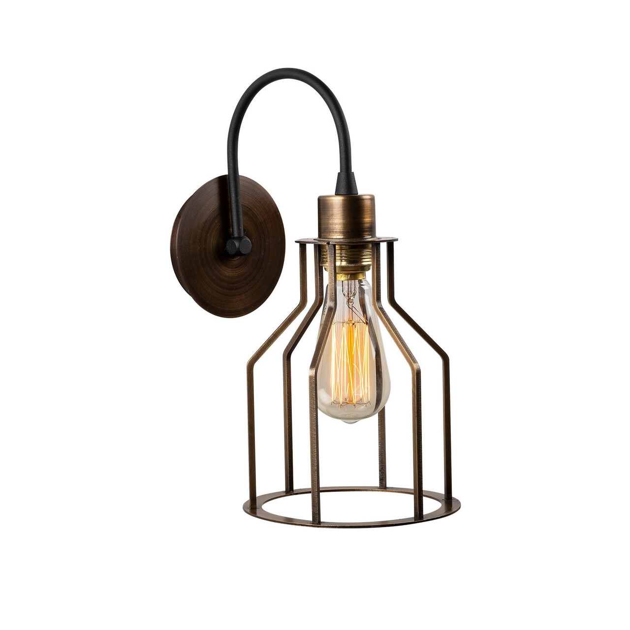 Aplica de perete, Alby, 527ABY3167, Metal, Negru / Vintage - 2 | YEO