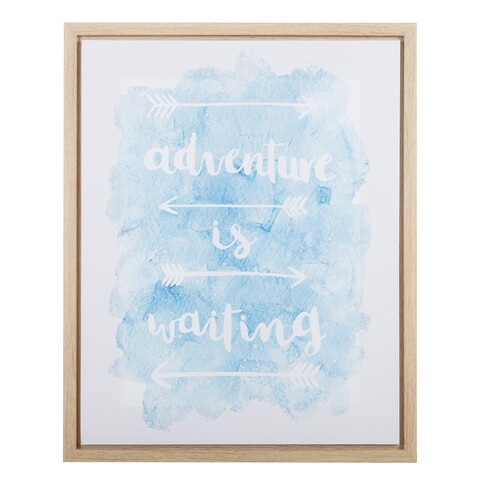 Tablou decorativ Adventure, Creaciones Meng, 40x50 cm, canvas/MDF