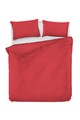 Lenjerie de pat dubla King, 3 piese, 220x240 cm, 100% bumbac ranforce, Mijolnir, Fresh Color, rosu