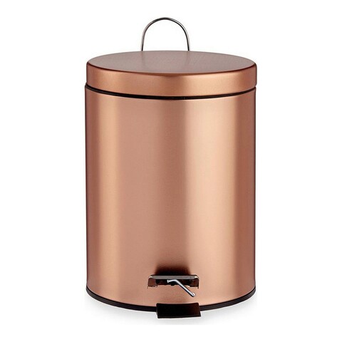 Cos de gunoi cu pedala Copper, Berilo, 3 L, metal/plastic Berilo