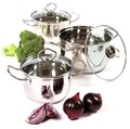 Oala cu capac Loremis, Ambition, 24 cm, 5 L, inox