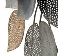 Decoratiune de perete 3D Half Leaf B, Mauro Ferretti, 62.5x40 cm, fier, multicolor