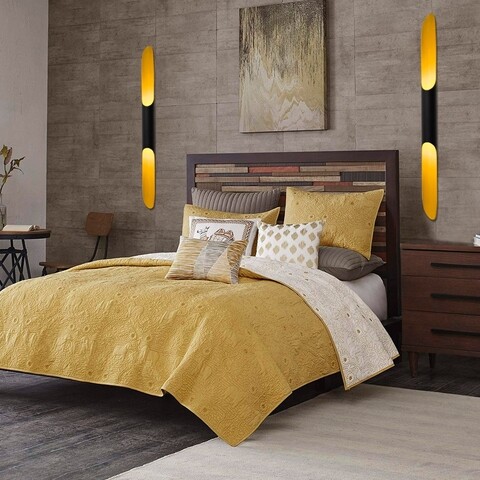 Aplica de perete, Efsun – 581-A, Sheen, 10 x 12 x 100 cm, 1 x E27, 40W, negru mezoni.ro