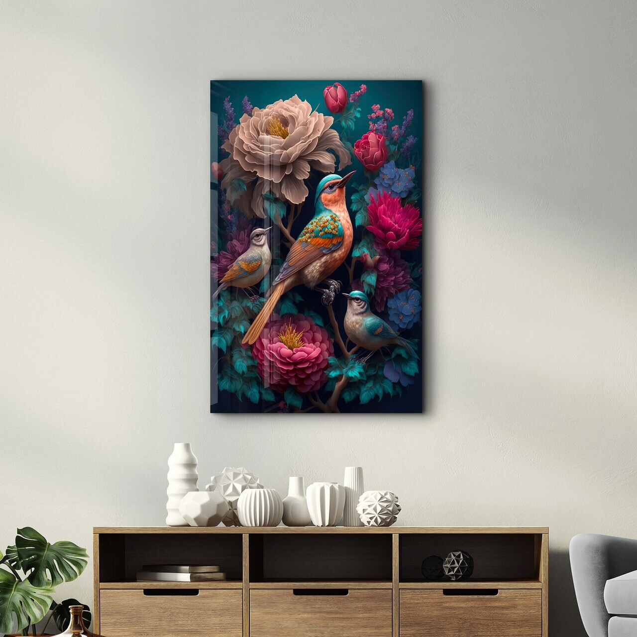 Tablou decorativ, SPR-1310, Dimensiuni: 46 x 72 cm, Multicolor — imaginea 3