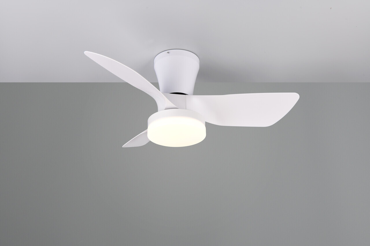 Plafoniera cu ventilator Randers, RL, 76x26 cm, 20W, 1x SMD, plastic/metal, alb mat - view 2