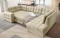 Coltar extensibil dreapta 5 locuri ELTAP, RT-04MO, Blewett, 299x198x82 cm, lemn/poliester, bej