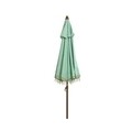 Umbrela pentru plaja Heart, Decoris, 180x200 cm, verde deschis