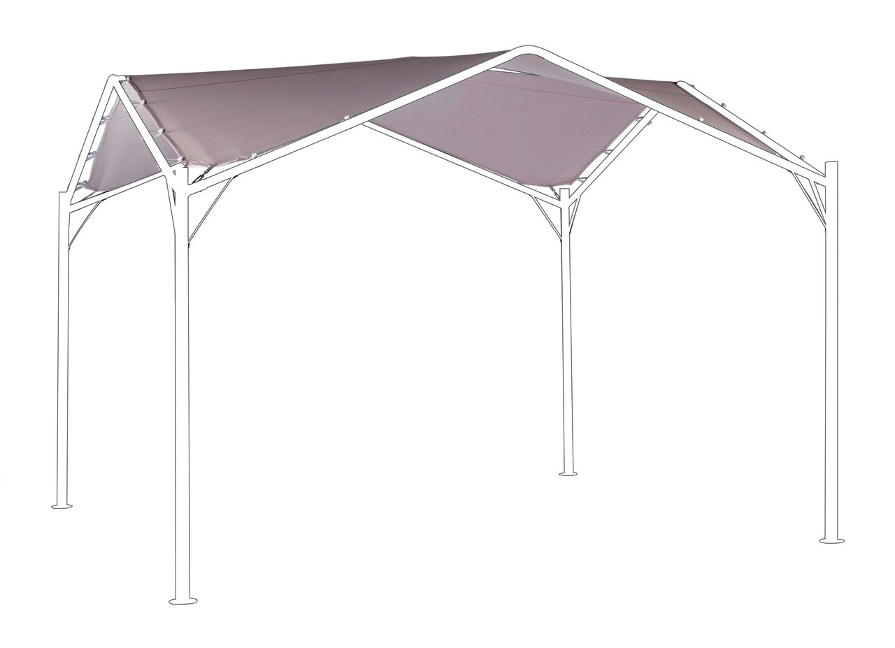 Prelata pentru pavilion de gradina Dome Gazebo, Bizzotto, 350 x 350 cm, poliester, gri