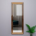 Oglinda decorativa, Siam, Smooth, 40x105x3 cm, MDF , Bronz