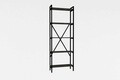 Corp biblioteca, Asse Home, Kinder, 72x170x25 cm, Nuc / Negru