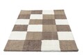Covor Hugh, Decorino, 160x235 cm, polipropilena, alb/maro