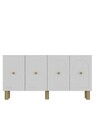 Consola, Olivia, Notre KB150 Bohem, Stejar Safir / Alb