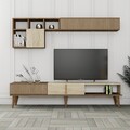 Set mobilier living, Hommy Craft, Milan, Nuc / Travertin