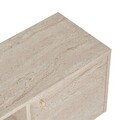 Comoda TV, Nordure, Alvar, 180x46x35 cm, Travertin