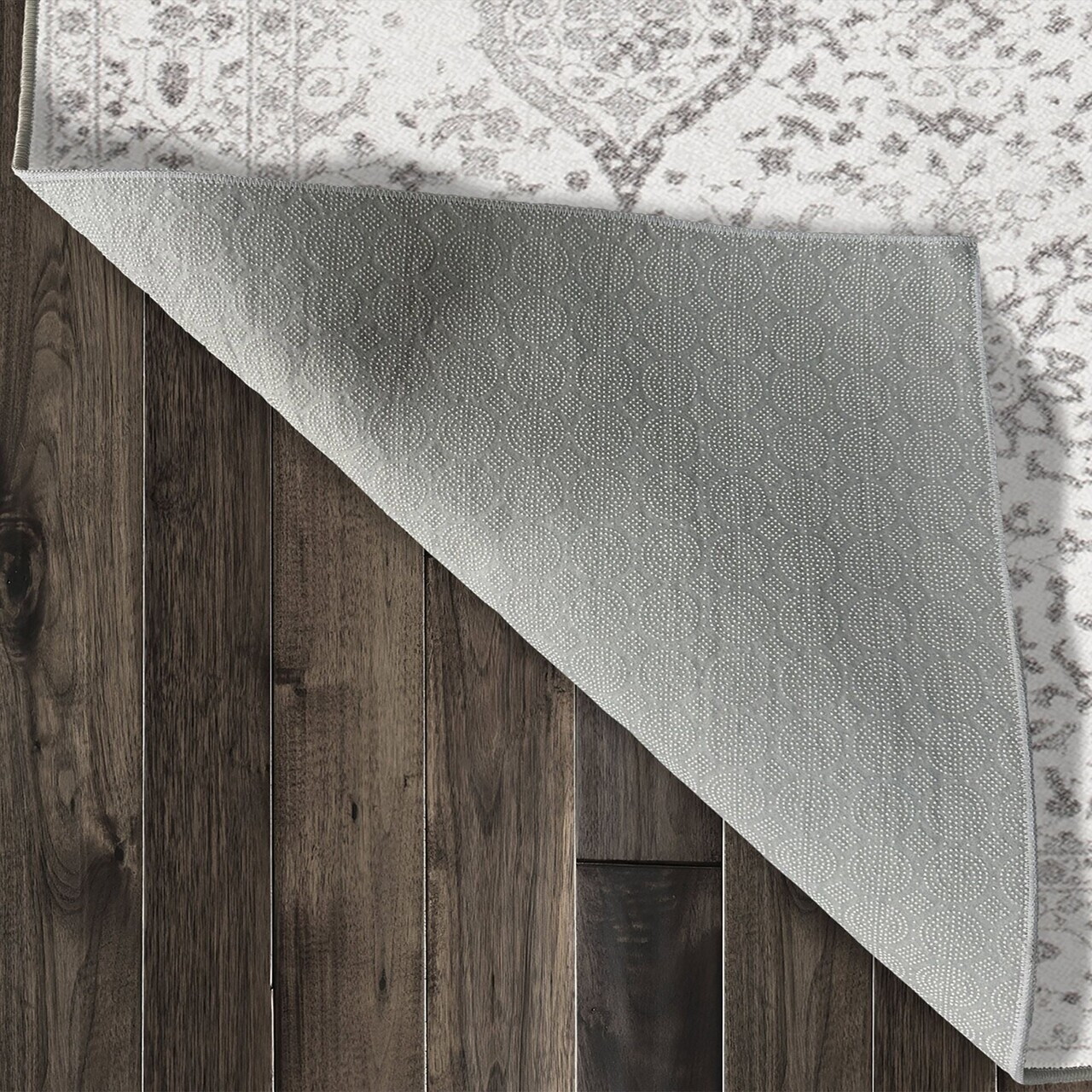 Covor, Kece-Fr17, 180x280 cm, Gri — imaginea 6