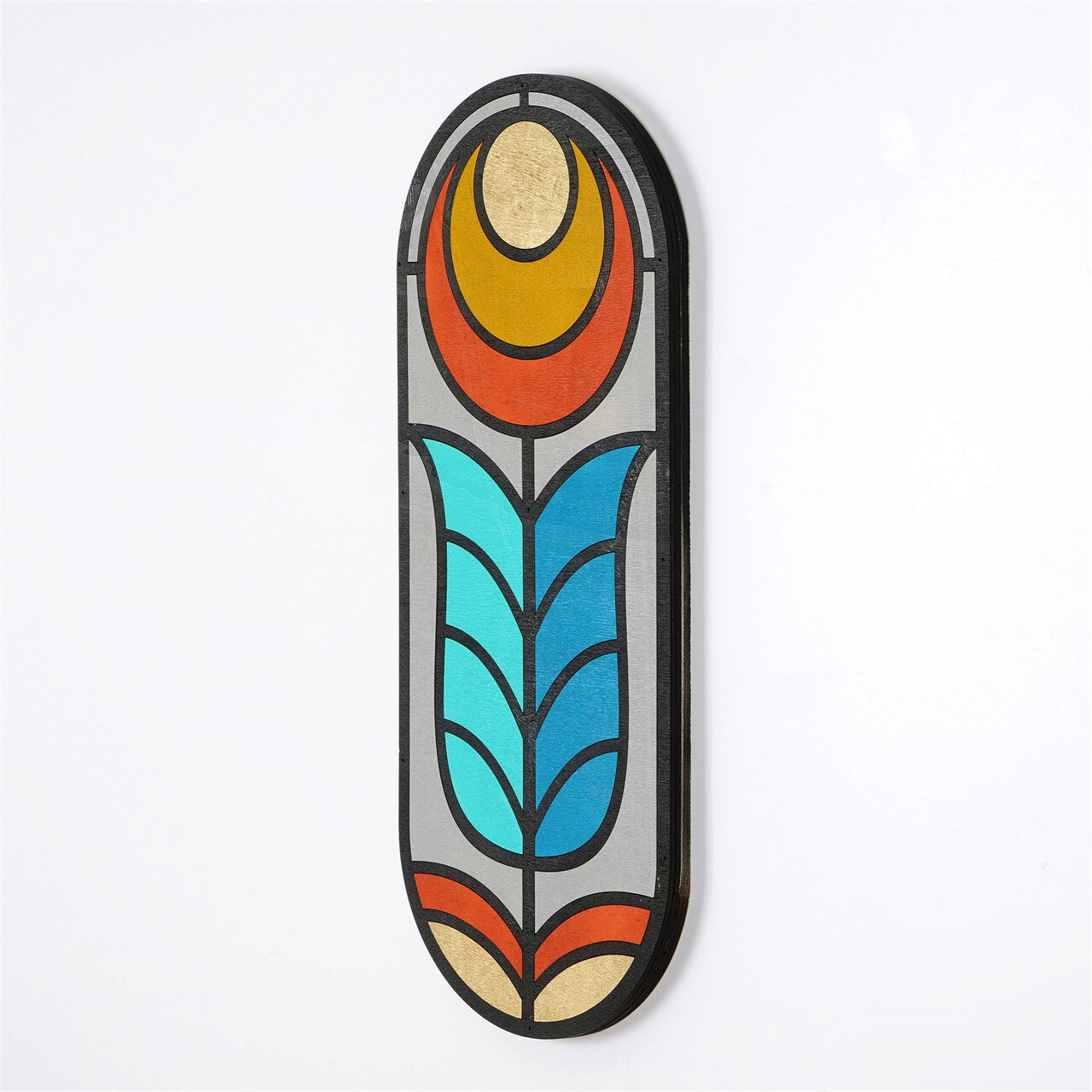 Decoratiune de perete, ART060, Dimensiune: 53 x 22 x 2 cm, Multicolor - view 5