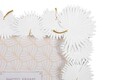 Rama foto Palm Leaf, Mauro Ferretti, 15x20 cm, polirasina/sticla, alb
