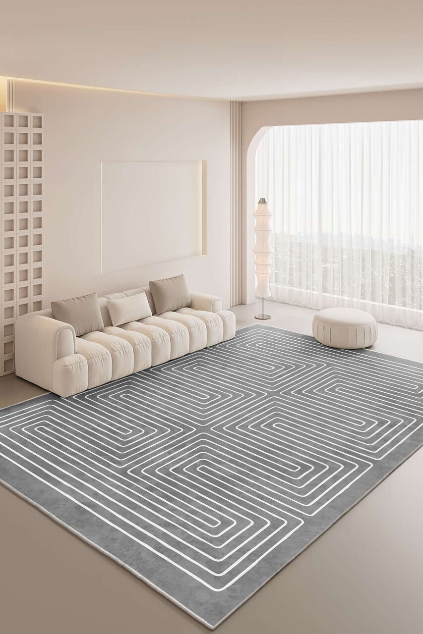 Covor (100 x 200), Sftkece042, 100x200 cm, Gri - view 3