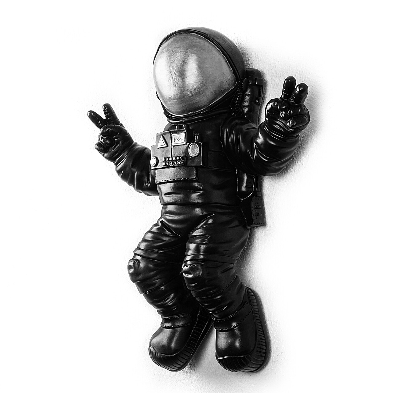 Decoratiune de perete, Cosmonaut 4, Lățime: 35 cm Înălțime: 47 cm Adâncime: 10 cm, Multicolor - view 6