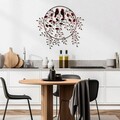Decoratiune de perete, Love of Birds, Metal, Dimensiune: 86 x 75 cm, Multicolor
