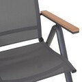 Scaun cu spatar inalt Cesano, 62x68x108 cm, gri