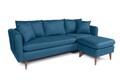 Coltar, Unique Design, 867UNQ1438, Lemn de pin, Albastru inchis