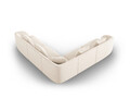 Coltar reversibil 5 locuri, Tulum, Cosmopolitan Design, 255x255x70 cm, tesatura chenille, bej deschis