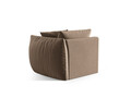 Modul dreapta pentru canapea, 1 loc, Chris-184, Micadoni Home, 110x100x80 cm, catifea, maro deschis