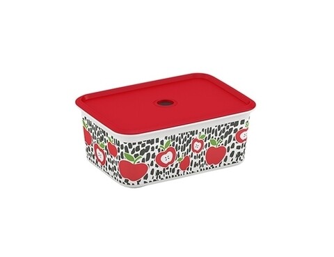 Cutie depozitare cu capac, KIS Chic Box Plus S Wild Fruit Apple, 3 L, plastic