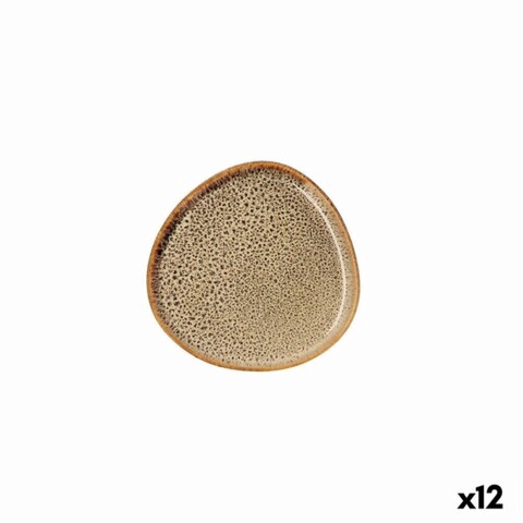 Set 12 farfurii, bidasoa, ikonic, Ø 11 cm, ceramica, maro