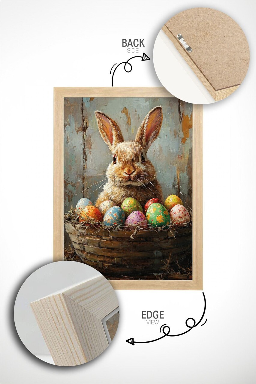 Tablou decorativ, Arteastermodel1-3348, Vopsea: 100% MDF (grosime: 2,7 mm), Multicolor - view 4