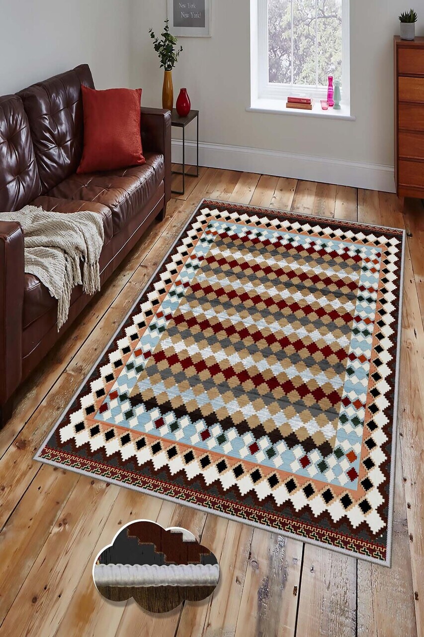 Covor Hmnt826 180x280 cm Poliester Multicolor
