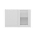 Dulap pentru bucatarie, Hanah Home, Minar, 120x82x56 cm, Alb