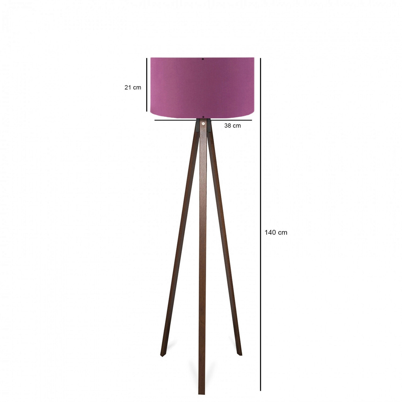 Lampadar, Insignio, 780SGN2602, Lemn, Mov