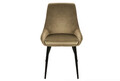 Scaun Cobe Velvet, Signal, 49x43x85 cm, catifea/otel, olive/negru