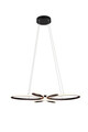 Lustra Fly, TRIO, 83x45.5x150 cm, 32W, 1x SMD, metal, negru mat