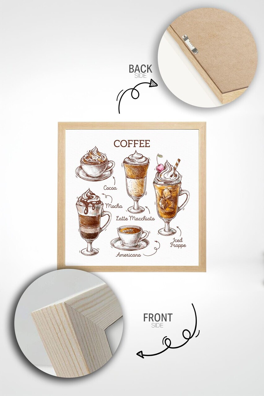 Tablou decorativ, Artkare14, Lemn masiv, MDF (Grosime: 5 mm), Multicolor - view 4
