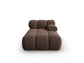 Sezlong living dreapta 1 loc, Bellis-51, Micadoni Home, 155x94x70 cm, catifea, maro inchis