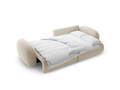 Coltar extensibil reversibil 4 locuri, Tonale, Cosmopolitan Design, 262x149x88 cm, tesatura chenille, bej inchis