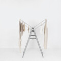 Uscator de rufe, Brabantia, Hangon Metallic, 15 m capacitate de uscare, otel, gri metalizat