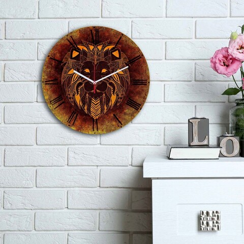 Ceas de perete, 3030ms-090, mdf, ø30 cm, multicolor