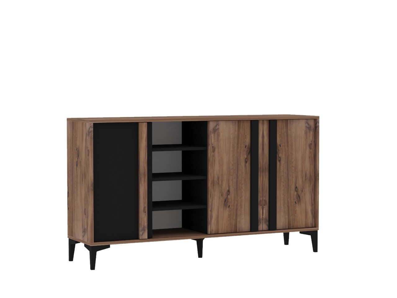 Consola, Puqa Design, Dora, 160x90x40 cm, PAL, Atlantic / Antracit - 2 | YEO