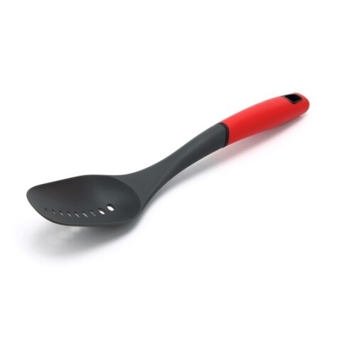Lingura perforata, luigi ferrero atlanta, 37 cm, nailon, rosu/negru